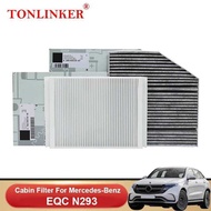 TONLINKER Cabin Filter For Mercedes Benz EQC N293 400 4Matic 2021 2022 A2058350147 A1668300218 Car