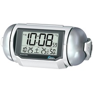 Seiko Clock, Alarm Clock, Radio Wave, Digital, High Volume PYXIS Super Raiden Pearl White NR523W SEIKO