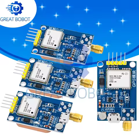 NEO-6M / NEO-7M / NEO-8M / NEO-9M GPS Module with EEPROM for Arduino ESP32 STM32