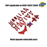 Part metal alloy set MJX 14301 14302 14303 14304 front rear arm drive cup shock mount