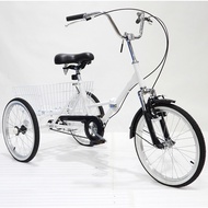 Small14Inch-20Inch Folding Pedal Tricycle for Elderly Electric Tricycle Bicycle