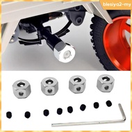 [BlesiyaedMY] 4PCS Metal 5mm to 12mm Wheel Hex Adapter Adaptor /16 Scale RC Crawler Off