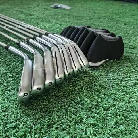 2025New male 790 Golf Clubs silvery P790 Irons fifth generation (7pcs 4 5 6 7 8 9 P) R/S/SR Flex Ste