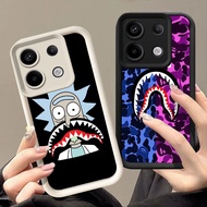 Casing for Xiaomi Redmi Note poco M6 X6 X7 14 13 Pro Plus 5G Q-45 shark