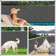 （600D）Waterproof Balcony Privacy Screen Cover Opaque Fence Covering Privacy 100% Polyester Fabric