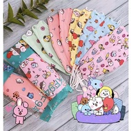 Kf94 Masks with Children's Character Patterns / KF94 Children's Character Masks, 10 Pcs