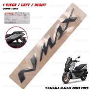 "" 3D Logo Gray For Yamaha N-Max Gen3 Year 2025
