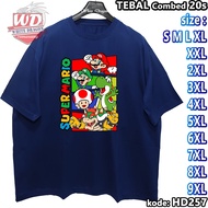 SUPER MARIO T-SHIRT 2XL 3XL 4XL 5XL 6XL 7XL 8XL 9XL T-SHIRT JUMBO SIZEBIG HD257