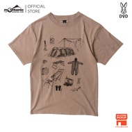 DoD Gear Illustration Oversized T-Shirt Camping Outfit Baju Hiking Thick Fabric 300GSM