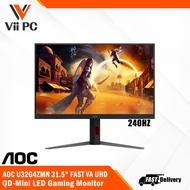 AOC U32G4ZMN AOC U32G4ZMN 31.5" FAST VA UHD QD-Mini LED 240Hz 1ms HDR1000 Adaptive Sync Gaming Monit