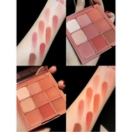 Korea Korea 3ce Eyeshadow Palette Pearlescent Matte overtake Orange Palm Pumpkin 9 Colors Eyeshadow 