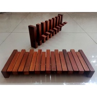 Clothes Hook MinimalistHOOK Clothes Hook, Teak Wood Piano Model 8 Hooks