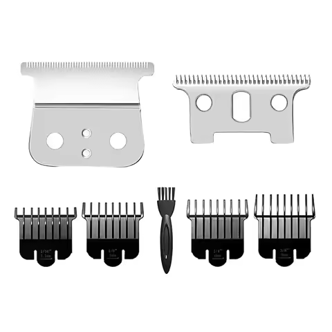 Replacement Blade fits for Andis T Outliners Trimmer, GTX Trimmer, Blade & Comb Compatible with Andi