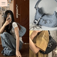 Women's Shoulder Bag Denim Jeans Import Premium Y2K Classic Contemporary Sling Bag HB018 Y2K