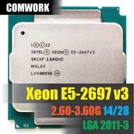 ซีพียู Intel XEON E5 2697 V3 LGA 2011-3 CPU PROCESSOR X99 C612 WORKSTATION SERVER DELL HP COMWORK