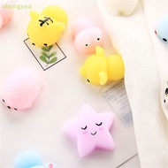 abongsea 2/5/10Pcs Mini Animal Squishy Toy Squeeze Ball Toys Fidget Toys Pinch Kneading Toy Stress R