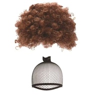 Punk Wig Fluffy Explosion Head Curly Hair Headgear Show Halloween Cosplay Party Show 8.27