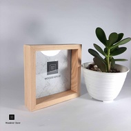 12x12 cm Wooden Photo Frame - Minimalist Home Decoration Photo Frame