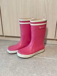 Aigle 粉紅色兒童水鞋/雨鞋 26碼 Rain boots kids size 26