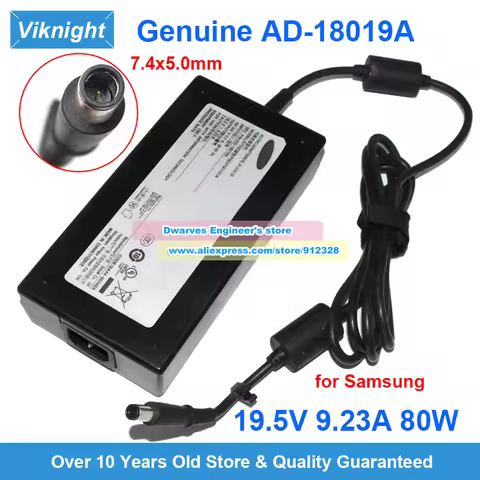 Original AD-18019A AC Adapter PSCV181101A 19.5V 9.23A 180W Charger for Samsung Odyssey NP800G5H-XS1U