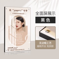 Acrylic A3 Advertising Photo Frame Wall-Mounted Display Frame Aluminum Alloy Frameless A4 Picture Fr