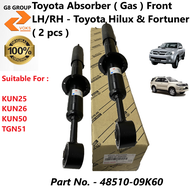 Toyota Absorber ( Gas ) Front LH/RH - Toyota Hilux & Fortuner ( 2pcs ) ( 48510-09K60 )