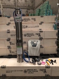 V FIVE LIGHT ปั๊มบาดาล DC 1500W รุ่น 4DSD9-90-110-1500-DC บ่อ 4 นิ้ว ลงลึก 90 เมตร น้ำออก 2 นิ้ว มอเ