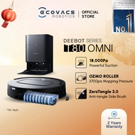 [NEW] ECOVACS DEEBOT T80 Omni Robot Vacuum Cleaner | 18000 PA | OZMO ROLLER™Mop | 75°C Hot Water Was