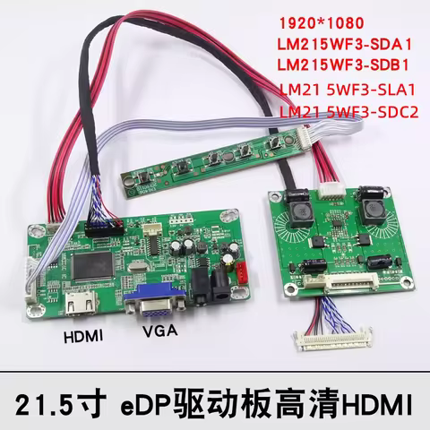 21.5" iMac A1311 LM215WF3 SLA1 SDA1 SDB1 SDC2 Display Screen Controller Driver Board Test Mainboard 