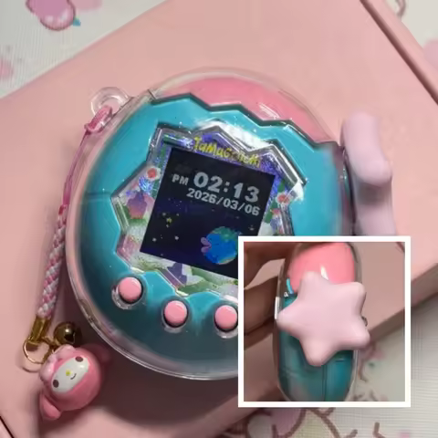 Tamagotchi Paradise Star Knob Protective Cover Soft Silicone Pastel Color Accessory For Tamagotchi E
