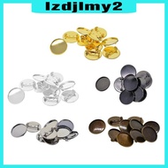 [Lzdjlmy2] 10 Pieces Copper Round DIY Brooch Base Brooch Clasps Pin Disk Base Pad Bezel Blank 25mm C