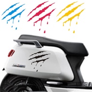 Car Motorcycle Body Spoof Scratch Paw Mark Paw Mark Reflective Car Decal Waterproof Sticker Decorati