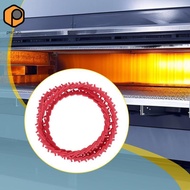 [prettyia] Twist V Belt Red Adjustable Link Belting for Machine Tools Table Saw Band Saw Pulley Belt