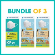 Icon Protective KF99 Series - Family Set 2 Kid + 1 Adult [Bundle of 3]