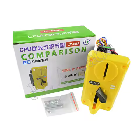 Electronic Roll Down Coin Acceptor Mechanism Vending Machine, Mech Arcade Game Ticket Redemptio, Cpu