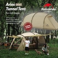 Tenda camping 6 orang double layer luxury tunnel tent Naturehike