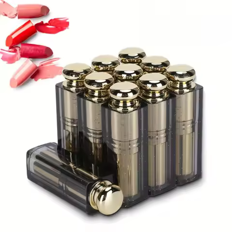 20PCS Lipstick Tubes ABS Plastic Empty Lip Balm Containers DIY Refillable Cosmetic Packaging for Lip
