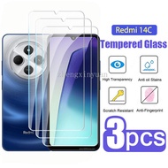 1-3 Pcs Tempered Glass For XIAOMI POCO C75 Redmi 14C 4G 5G 2024 Protective Film clear Front Full cov