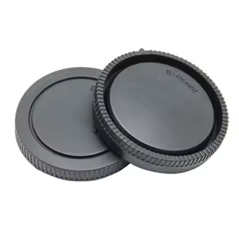 1 Set Camera Body Cap & Rear Lens Cap Replacement For Sony A6300 A6000 A6400 A7R2 A7M3 ILDC Camera A