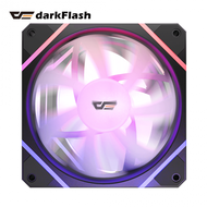 【活動贈品】darkFlash DM12R PRO 黑 (12公分) 反向風扇 (PWM/ARGB/1600 RPM/3年保固)*2