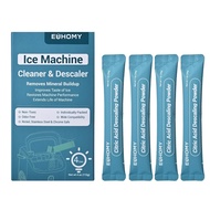 EUHOMY Ice Maker Cleaner & Descaler | 4 Use & Individually Packed | Ice Machine Cleaner with Organic