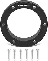 NRG Innovations NRG-SRK-520BK Steering Wheel Hub Extension Spacer, 6x70 Bolt pattern, 5" spacer, Bla