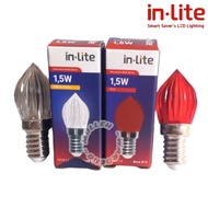 IN-LITE E14 INDB-C25 LED DECORATION LAMP CANDLE BULB CABE LAMP 1.5 W
