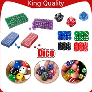 Acrylic Transparent 6-Sided Dice/Club Party KTV Shake Dice Toy/Red Yellow Creative Dice Colors/Shake