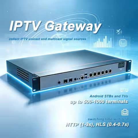 IPTV Gateway Server IP Protocol Converter HLS RTMP SRT TO UDP HTTP Multicast to Unicast UDP TO HLS S