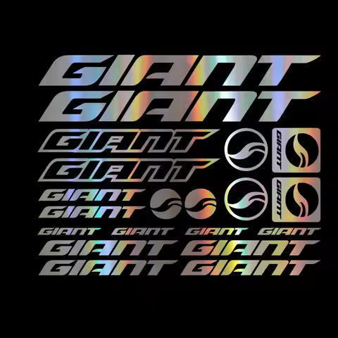 For KIT GIANT ADESIVI BICI STICKERS BIKE MTB BDC BICICLETTA PRESPAZIATI PVC,25cm*23cm