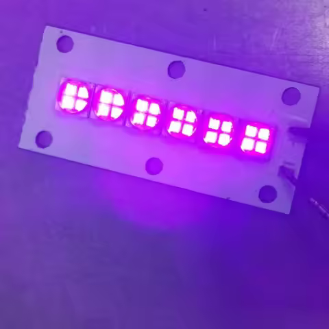 60W UV LED Mudule UV Lamp 6565 365nm 385nm 395nm UV 405nm UV LED CURING LIGHT For Ink Glue Curing