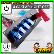 Saklar mobil universal. Saklar 12v 24v mobil lampu foglamp headlamp drl kabin suv city car jeep off
