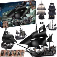 LEGO Chinese Building Blocks Caribbean Pirates Silent Mary Black Pearl Sailboat High difficulty Adul