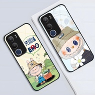 Softcase Glass [51] Vivo Y19s Casing - Vivo Y19s Glass Case - Vivo Y19s Shatterproof Casing